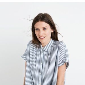 Central Shirt in Chambray Stripe